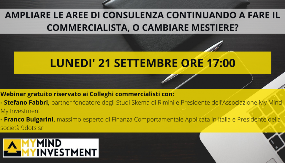 Webinar per commercialisti -My Mind My Investment